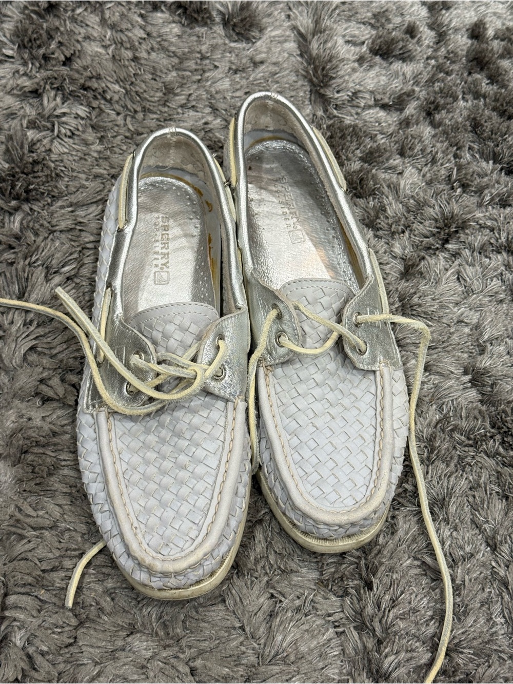Sperry Top-Sider Woven Boat Shoes Size 11M